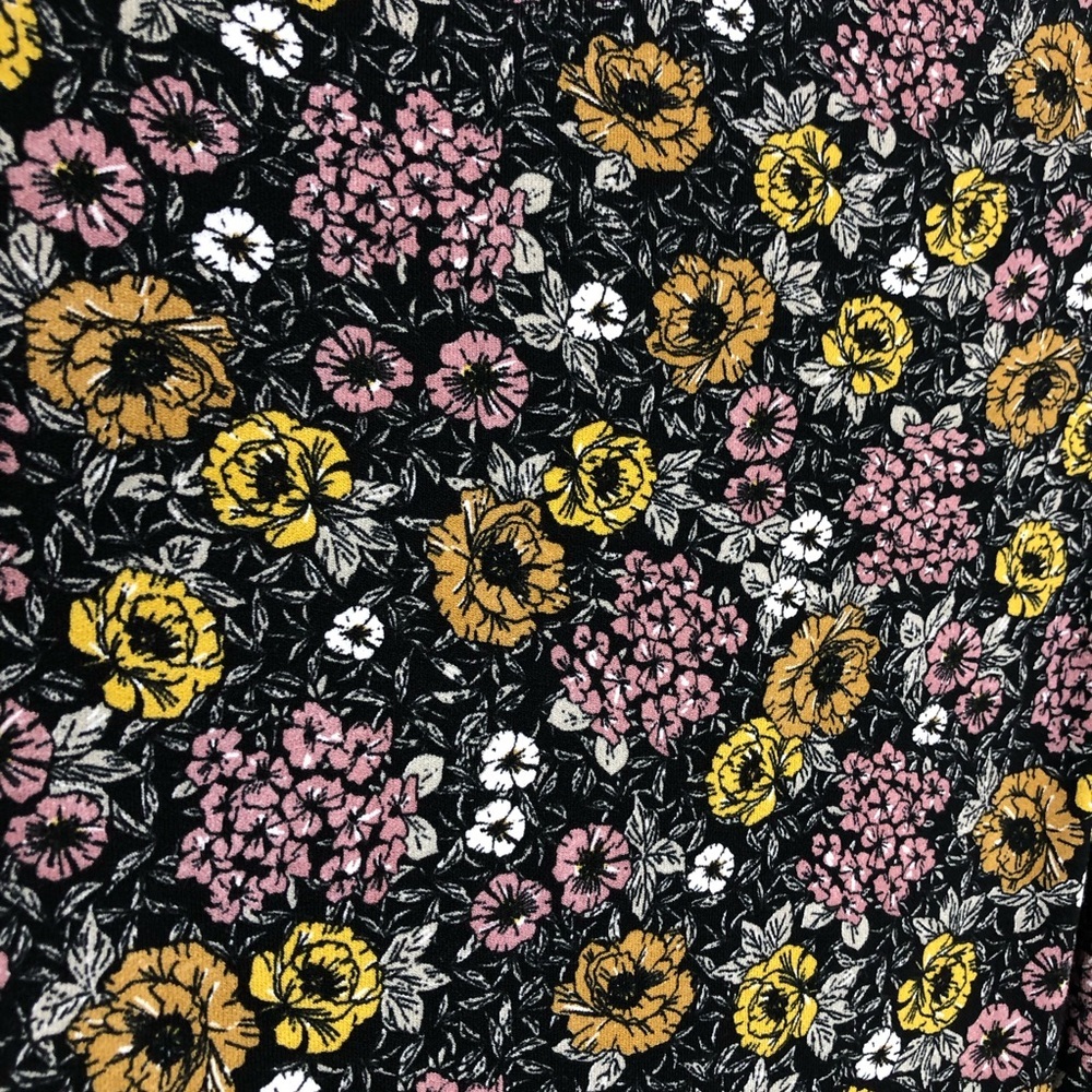 TopShop NWT Black Floral Dress / Tunic - Picture 8 of 8